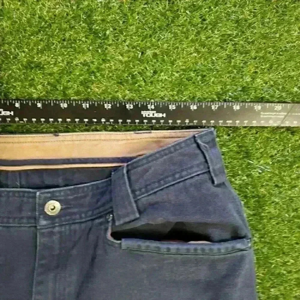 DULUTH TRADING CO Carpenter Denim Casual Work Pants Blue Jeans Men's Sz 36 X 34 - Picture 8 of 8